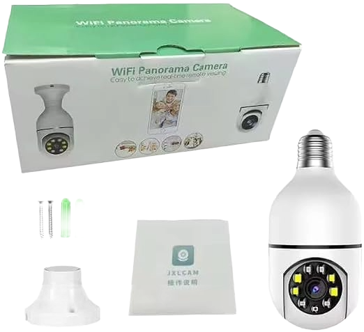 360° Light Bulb Security Camera